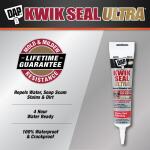 DAP Kwik Seal Ultra 5.5 oz. Clear Advanced Siliconized Kitchen and Bath Caulk (18902)