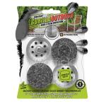 Gorilla Outdoor Clear Sleeve Berber Pads 1.5 in. for Floor Protection (H5006)