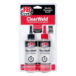 J-B WeldClear Weld Pro 8 oz. 2-Part Liquid Epoxy (50240H)