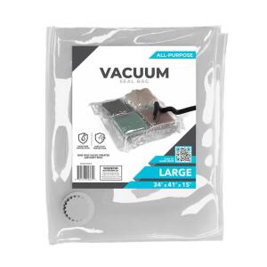 Pratt Retail SpecialtiesLarge Clear Plastic Vacuum Space Saver Storage Bag (HDVACSTORLG)