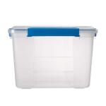 Ezy Storage75L/79.3Qt Waterproof Clear Latch Tote IP-67 (FBA34064)