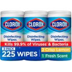 Clorox 75-Count Bleach-Free Disinfecting Cleaning Wipes with Crisp Lemon and Fresh Scent (3-Pack) (4460030208)