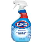 Clorox Bleach-Free Disinfecting Bathroom Cleaner Spray 30oz. (4460008033)