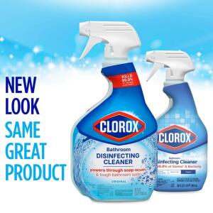 Clorox Bleach-Free Disinfecting Bathroom Cleaner Spray 30oz. (4460008033)