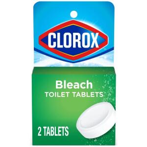 Clorox Ultra Clean Automatic Toilet Bowl Cleaner Tablets with Bleach, 3.5 oz. (2-Pack) (4460030024)