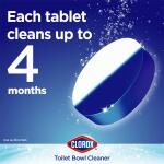 Clorox 2.47 oz. Ultra Clean Automatic Toilet Bowl Cleaner Tablets with Bleach and Blue Rain Clean Scent (4-Count) (4460030991)