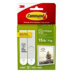 CommandLarge Picture Hanging Strips, White, Damage Free Hanging, 12 Pairs (17206-12ES)