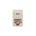 Commercial Electric In-Line Ethernet Cord Coupler, Almond (DAPCCA-E-1)