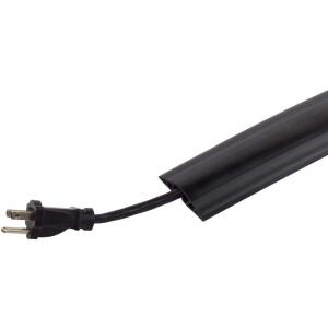 Commercial Electric 5 ft. PVC Floor Cord Protector in Black (A91-5K)