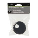 Commercial Electric2 in. Furniture Hole Cover, Black(DAPFCB-200-1)