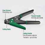 Commercial Electric Cable Tie Tensioning Tool, Black (GIT-704)