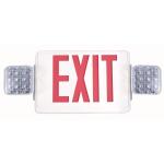 Commercial ElectricCombo 14-Watt Equivalent Integrated LED White Exit Sign and Emergency Light with Ni-Cad 9.6-Volt Battery (EECLEDRG120277)