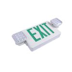 Commercial ElectricCombo 14-Watt Equivalent Integrated LED White Exit Sign and Emergency Light with Ni-Cad 9.6-Volt Battery (EECLEDRG120277)