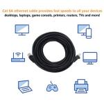 Commercial ElectricCE 25 ft. Cat 6A UTP Patch Cable Black (5625-BK-VN)