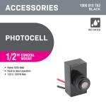 Commercial ElectricWeatherproof Dusk to Dawn Photo Sensor (WPC100)