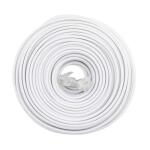 Commercial Electric50 ft. Telephone Line Cord, White (50FT LINE CORD 4C WH)