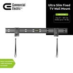 Commercial Electric Ultra Slim Fixed TV Wall Mount for 37 in. to 90 in. TVs (MB-51546)