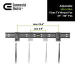 Commercial Electric Ultra Slim Fixed TV Wall Mount for 37 in. to 90 in. TVs (MB-51546)