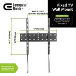 Commercial ElectricFixed TV Wall Mount for 26 in. to 55 in. TVs (MB-51550)