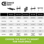 Commercial Electric Fixed TV Wall Mount for 26 in. to 55 in. TVs (MB-51550)