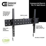 Commercial ElectricTilt TV Wall Mount for 42 in to 90 in. TVs (MB-52901)