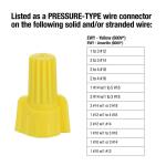 Commercial ElectricAssorted (Yellow and Red) Winged Wire Connectors (180-Pack) (EWA-180)