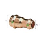 ViegaProPress 1 in. x 3/4 in. Press Copper Reducer (77305)