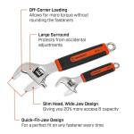 Crescent 6 in. and 10 in. Cushion Grip Adjustable Wrench Set (2-Piece) (AC3610CVS)