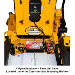 Cub Cadet Original Equipment 42 in. Mulching Kit with Blades for Lawn Tractors and Zero Turn Mowers (2022 and After) (19A30046100)