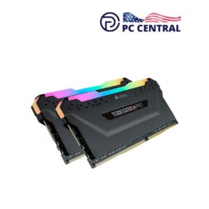 Corsair 16GB VENGEANCE RGB PRO Desktop Memory Kit (2 x 8GB, Black) 