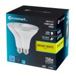 EcoSmart 150-Watt Equivalent PAR38 Spot Light Energy Star Dimmable CEC LED Light Bulb Bright White (2-Pack)