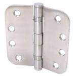 Everbilt Commercial Grade with Ball Bearing Hinge 4 in. x 5/8 in. Radius Stainless Steel