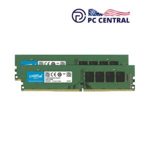 Crucial 16GB Desktop DDR4 3200 MHz UDIMM Memory Kit (2 x 8GB)