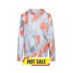 Adidas Big Boys Long Sleeve Heat Map Printed Hoodie / Size M