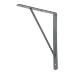 Everbilt 10 in. x 8 in. Medium Duty Shelf Bracket Gray