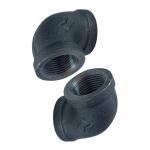 Southland 1/2" Black Elbow 90 Deg (2pk)