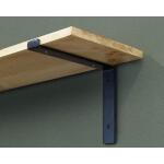 Crates & Pallet10 in. Black Steel Shelf Bracket for Wood Shelving (69102)