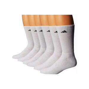 Adidas Socks 6 Pair Low Cut Shoe Size 6-12