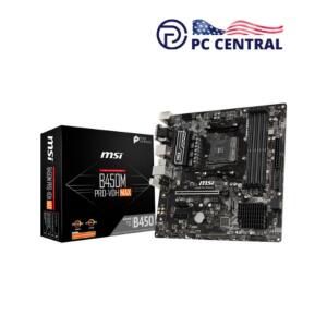 MSI Motherboard Micro-ATX AM4 PRO-VDH MAX B450M