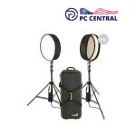 Genaray PortaSun Round Flexible Bi-Color LED 2-Light Kit with Stands