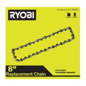 RYOBI 8 in.Replacement Chainsaw Chain, 33 Links (Single Pack)