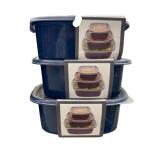 Home Basics 6 piece Meal Prep Set