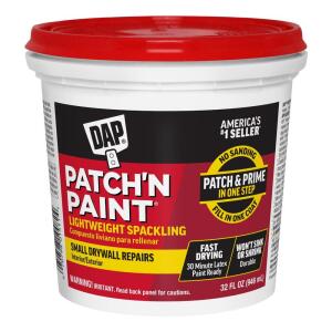 DAP Patch-N-Paint 32 oz. Premium-Grade Lightweight Spackling (01611)