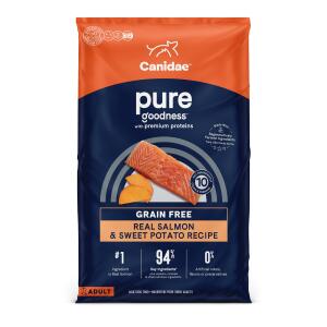 Canidae Pure Adult Dry Dog Food - Grain Free, Salmon & Sweet Potato 22lb