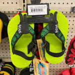 Splash Toddlers Boys Flip Flops Neon Green Size 7-8