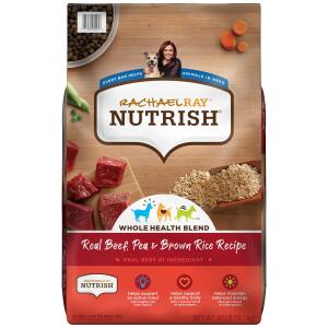 Rachael Ray Nutrish Dry Dog Food All Life Stage - Beef, Pea, Brown Rice 40lb