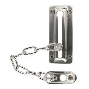 Defiant Chain Door Guard Satin Nickel