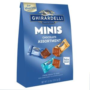 GHIRARDELLI Minis Chocolate Assortment Candy SQUARES - 2pcs 12.3oz