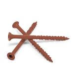 DECKMATE#9 x 3 in. Red Torx Flat-Head Wood Deck Screw (5 lbs. / 309-Piece) (115970)