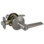 DefiantFreedom Satin Nickel Keyed Entry Door Lever (32LEX200B)